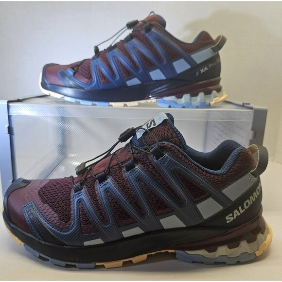 Salomon Woman's XA PRO 3D V8 Ortholite Trail Running Sneakers Size 8.5 - Picture 1 of 16